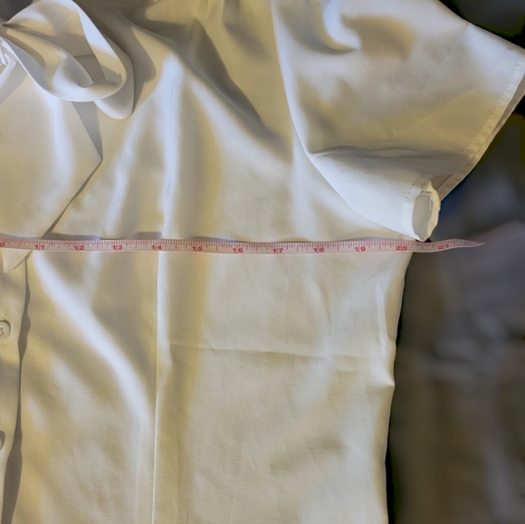 Belle Poque short sleeve neck bow retro vintage style off white large blouse - Picture 5 of 9